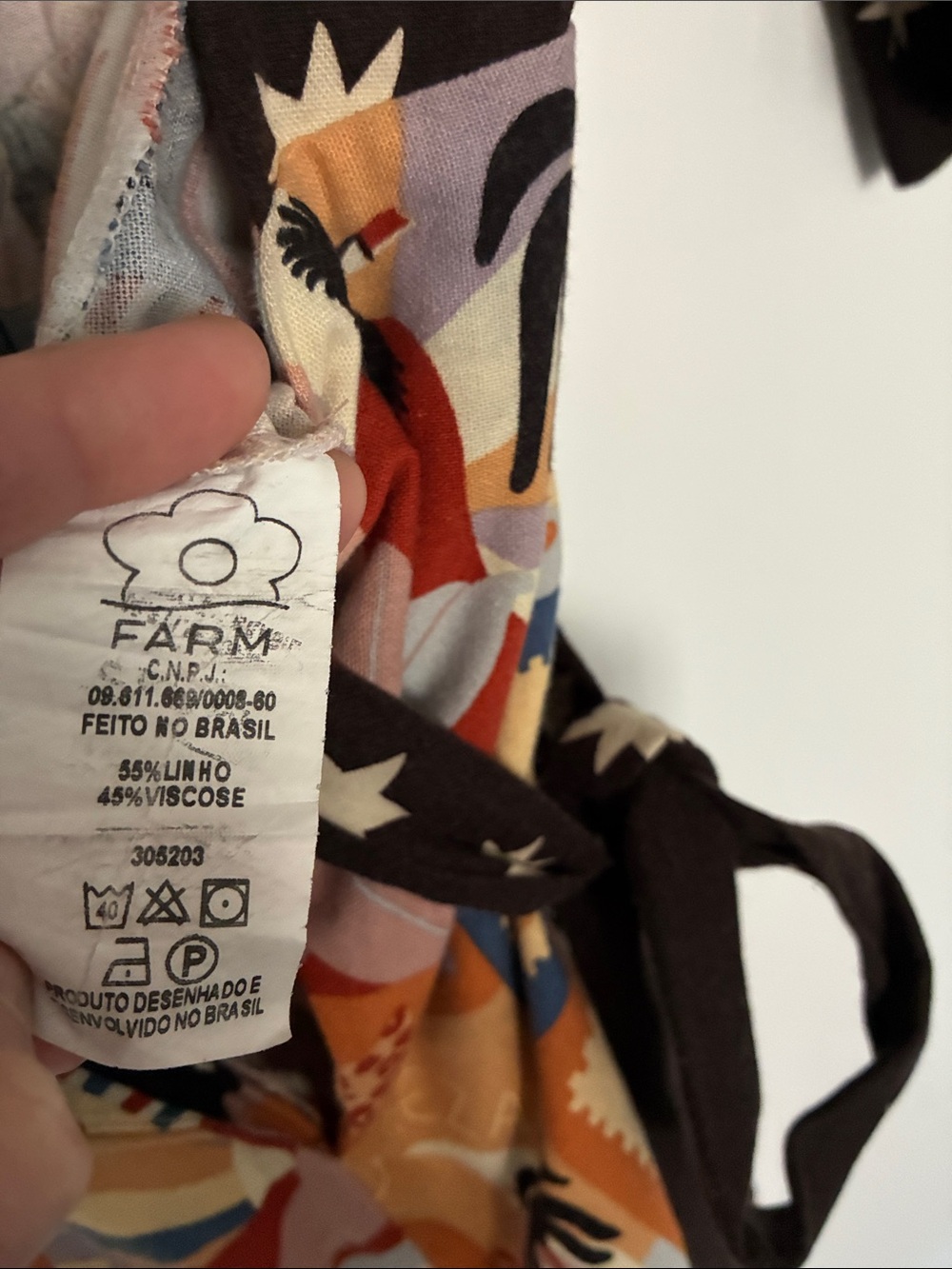 Farm Rio, NWT Printed Wrap Maxi jumpsuit original price $298.80 - Picture 13 of 14